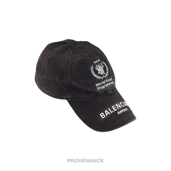 🔴 Balenciaga WFP World Food Programme Cap - Washed Black - Picture 3 of 10